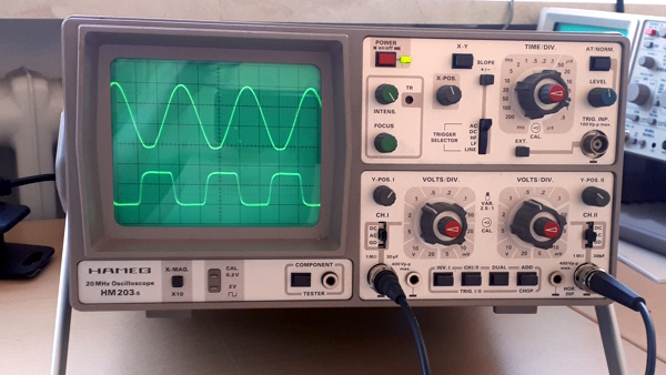 Oszilloskop Hameg HM203-4 (20 MHz).