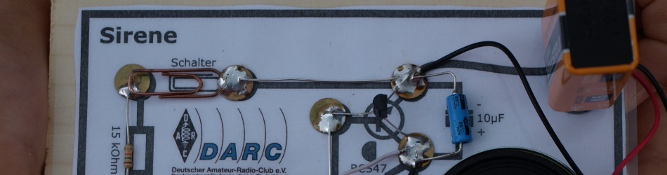 Elektronik basteln, Schaltungen löten.